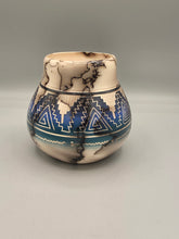 Load image into Gallery viewer, COLORED HORSEHAIR ETCHED POTTERY - RONALD SMITH
