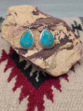 Load image into Gallery viewer, TURQUOISE TEARDROP EARRINGS- SHARON MCCARTHY
