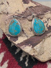 Load image into Gallery viewer, TURQUOISE TEARDROP EARRINGS- SHARON MCCARTHY

