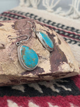 Load image into Gallery viewer, TURQUOISE TEARDROP EARRINGS- SHARON MCCARTHY
