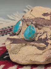 Load image into Gallery viewer, TURQUOISE TEARDROP EARRINGS- SHARON MCCARTHY
