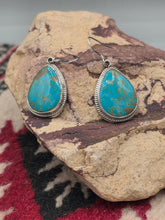 Load image into Gallery viewer, TURQUOISE TEARDROP EARRINGS- SHARON MCCARTHY
