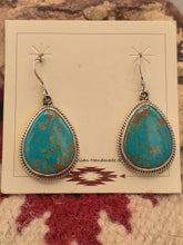 Load image into Gallery viewer, TURQUOISE TEARDROP EARRINGS- SHARON MCCARTHY
