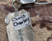 Load image into Gallery viewer, TURQUOISE FEATHER NECKLACE  - CHRIS CHARLEY
