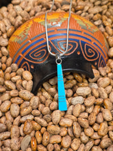 Load image into Gallery viewer, TURQUOISE INLAY PENDANT- ZUNI- MADARRAL KALLESTEWA
