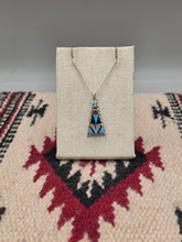 Load image into Gallery viewer, MULTI INLAY NECKLACE- ZUNI - CAROL NIIHA
