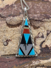 Load image into Gallery viewer, MULTI INLAY NECKLACE- ZUNI - CAROL NIIHA

