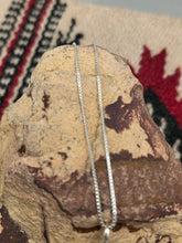 Load image into Gallery viewer, BLUE OPAL INLAY TEARDROP NECKLACE- ZUNI - DELORNA LAHI
