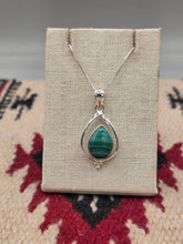 Load image into Gallery viewer, MALACHITE TEARDROP NECKLACE
