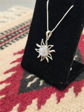 Load image into Gallery viewer, MOONSTONE SUN NECKLACE
