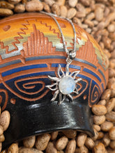 Load image into Gallery viewer, MOONSTONE SUN NECKLACE
