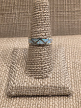 Load image into Gallery viewer, WHITE OPAL INLAY BAND - Navajo - ROGER MORGAN
