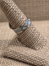 Load image into Gallery viewer, WHITE OPAL INLAY BAND - Navajo - ROGER MORGAN
