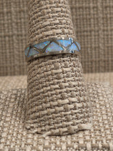 Load image into Gallery viewer, WHITE OPAL INLAY BAND - Navajo - ROGER MORGAN
