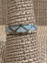 Load image into Gallery viewer, WHITE OPAL INLAY BAND - Navajo - ROGER MORGAN
