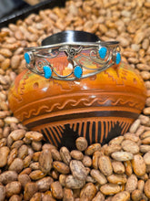 Load image into Gallery viewer, TURQUOISE CUFF STYLE BRACELET- MAX CALADITTO
