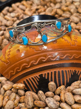 Load image into Gallery viewer, TURQUOISE CUFF STYLE BRACELET- MAX CALADITTO
