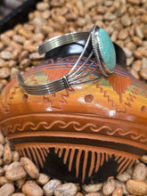Load image into Gallery viewer, GREEN TURQUOISE CUFF STYLE BRACELET- PATRICK YAZZIE
