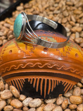 Load image into Gallery viewer, GREEN TURQUOISE CUFF STYLE BRACELET- PATRICK YAZZIE
