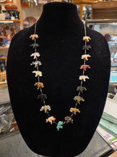 Load image into Gallery viewer, HANDCARVED FETISH BEAR NECKLACE - ZUNI
