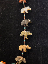 Load image into Gallery viewer, HANDCARVED FETISH BEAR NECKLACE - ZUNI
