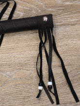 Load image into Gallery viewer, BONE KNIFE WITH BLACK LEATHER SHEATH
