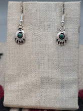 Load image into Gallery viewer, SMALL BEAR PAW EARRINGS - LETA PARKER - MULTIPLE STONES AVAILABLE

