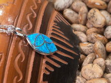 Load image into Gallery viewer, BLUE OPAL PENDANT  - ZUNI - DERRICK &amp; LORELEI CHAVEZ
