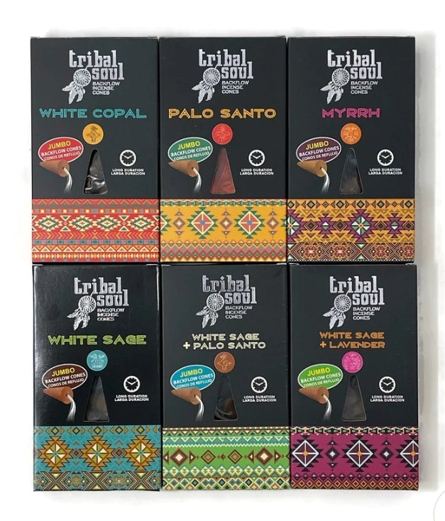 TRIBAL SOUL BACKFLOW CONES - 6 VARIETIES