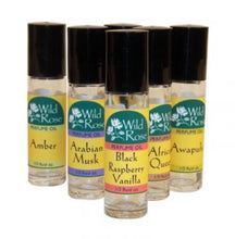 Load image into Gallery viewer, WILD ROSE/MOONLIGHT ROSE - ROLL ON ESSENTIAL OILS - 20 Scents Available
