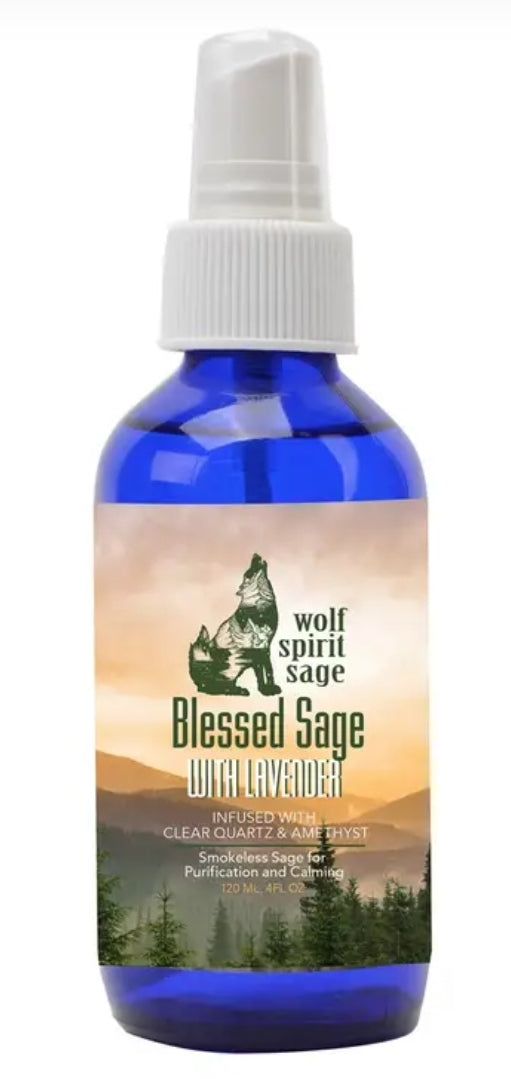 BLESSED SAGE WITH LAVENDER SPRAY - 4 OZ