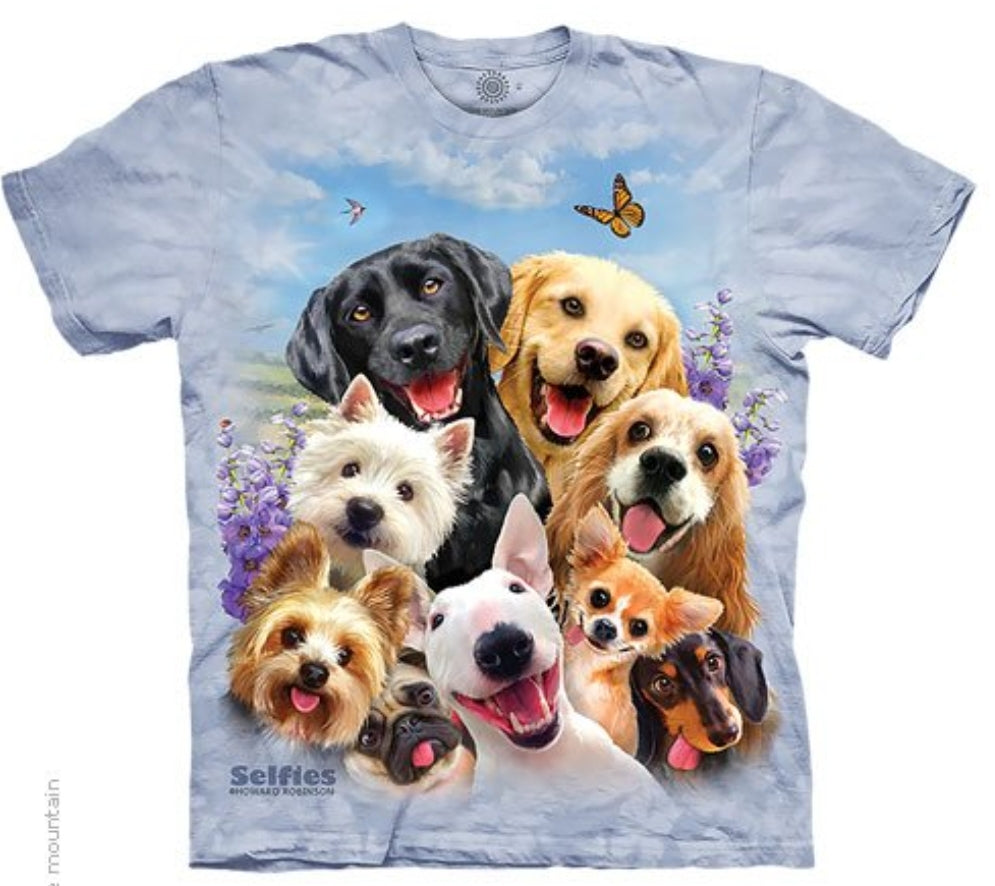 DOG SELFIE - KIDS T-SHIRT
