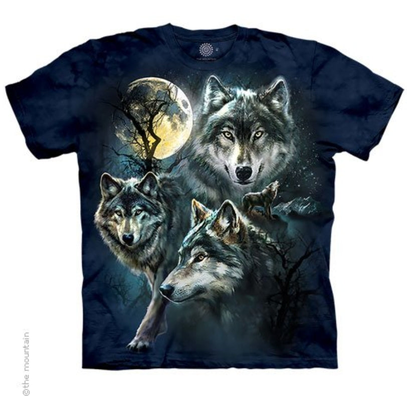 MOON WOLF COLLAGE - KIDS T-SHIRT