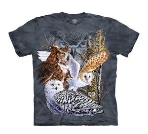 FIND 11 OWLS - ADULT T-SHIRT