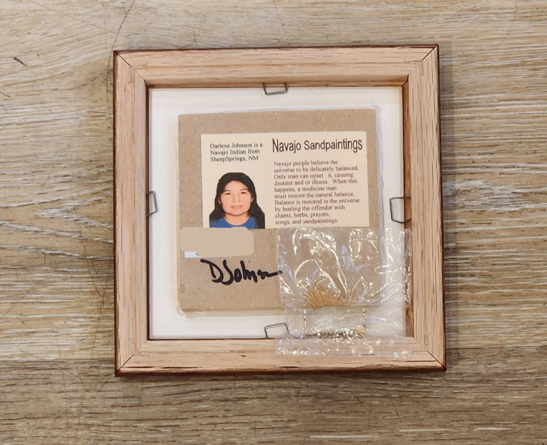 SANDPAINTING -FEMALE YEI- HOLY PEOPLE - DARLENE JOHNSON – Southwest ...