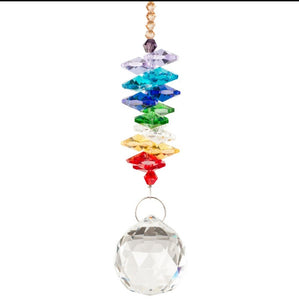 7 CHAKRA HANGING CRYSTAL