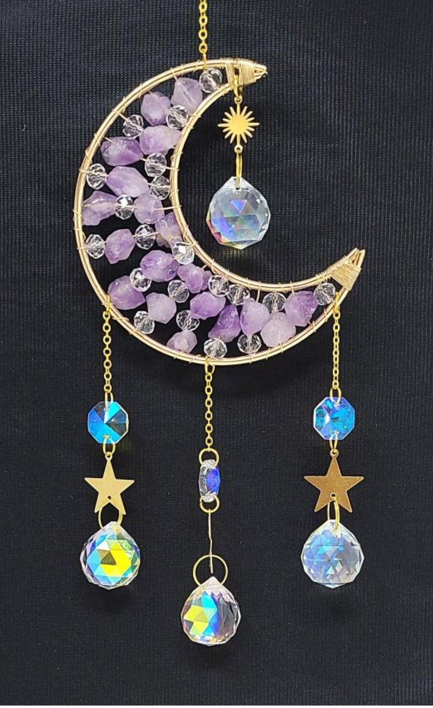 AMETHYST MOON SUNCATCHER LARGE