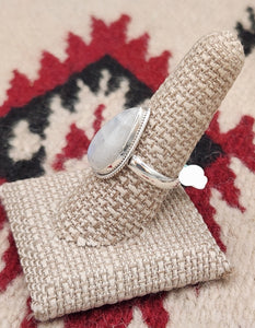 MOONSTONE RING  - SIZE 8.5