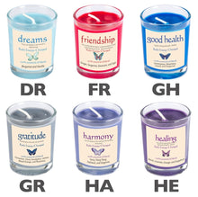 Load image into Gallery viewer, HERBAL INTENTIONS GLASS CANDLES - 10 VARIETIES
