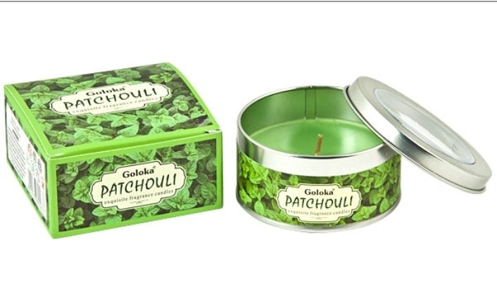 GOLOKA TRAVEL TIN CANDLES - 8 VARIETIES