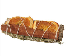 Load image into Gallery viewer, WHITE SAGE, CEDAEWOOD, CINNAMON &amp; ORANGE 4&quot; WANDS - 2 PACK
