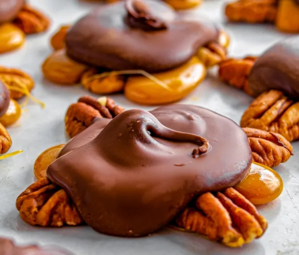 FUDGE TURTLES - 1 lb BOX
