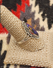 Load image into Gallery viewer, PURPLE COPPER TURQUOISE RING - SIZE 6 - 8.5
