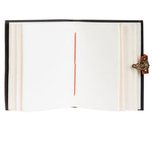 Load image into Gallery viewer, LEATHER LOCKING JOURNAL - WE ARE ALL BROKEN
