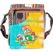 Load image into Gallery viewer, FROG MUSHROOM MESSENGER BAG
