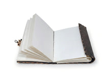 Load image into Gallery viewer, LEATHER LOCKING JOURNAL - EVIL EYE WITH TREE OF LIFE
