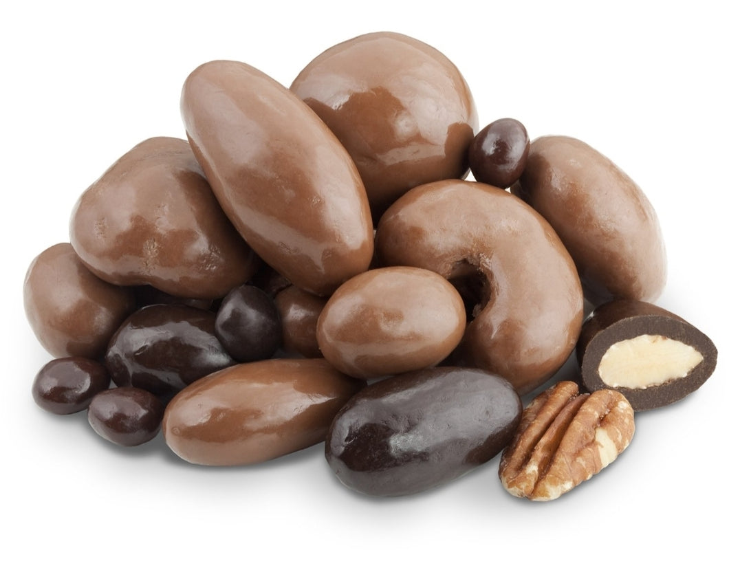MILK & DARK CHOCOLATE NUT MEDLEY - SALE