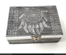 Load image into Gallery viewer, DREAMCATCHER SILVER METAL BOX
