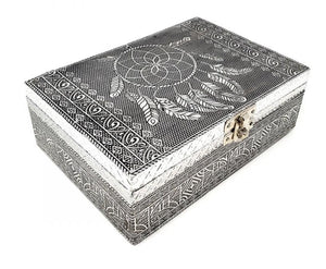 DREAMCATCHER SILVER METAL BOX