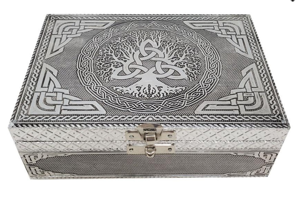 TRIQUERTA TREE OF LIFE METAL BOX